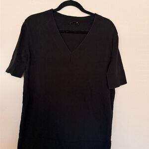 COS Black V-Neck Sweater